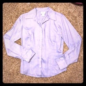 Ann Taylor LOFT Light blue blouse